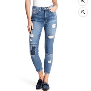 WORN ONCE Derek Lam 10 Crosby Womens Tali Denim High-Rise Skinny Jeans, size 26